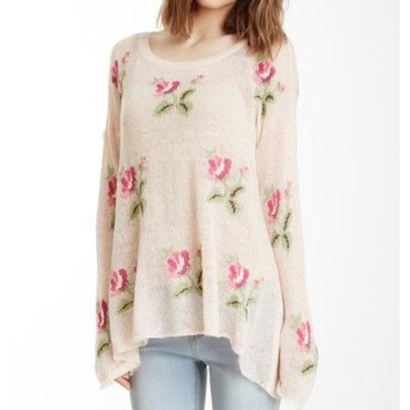 Wildfox Sweaters - Wildfox White Label Prairie Rose Sweater